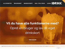 Tablet Screenshot of idrink.dk